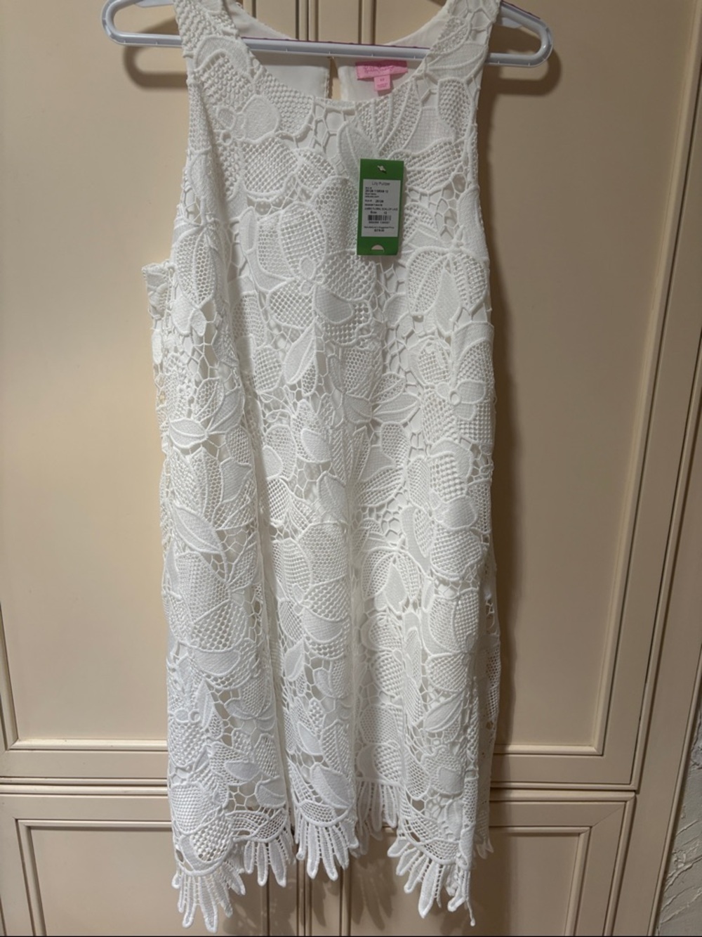 Lilly Pulitzer White Lace Mini Dress- $278. Original - Picture 8 of 14